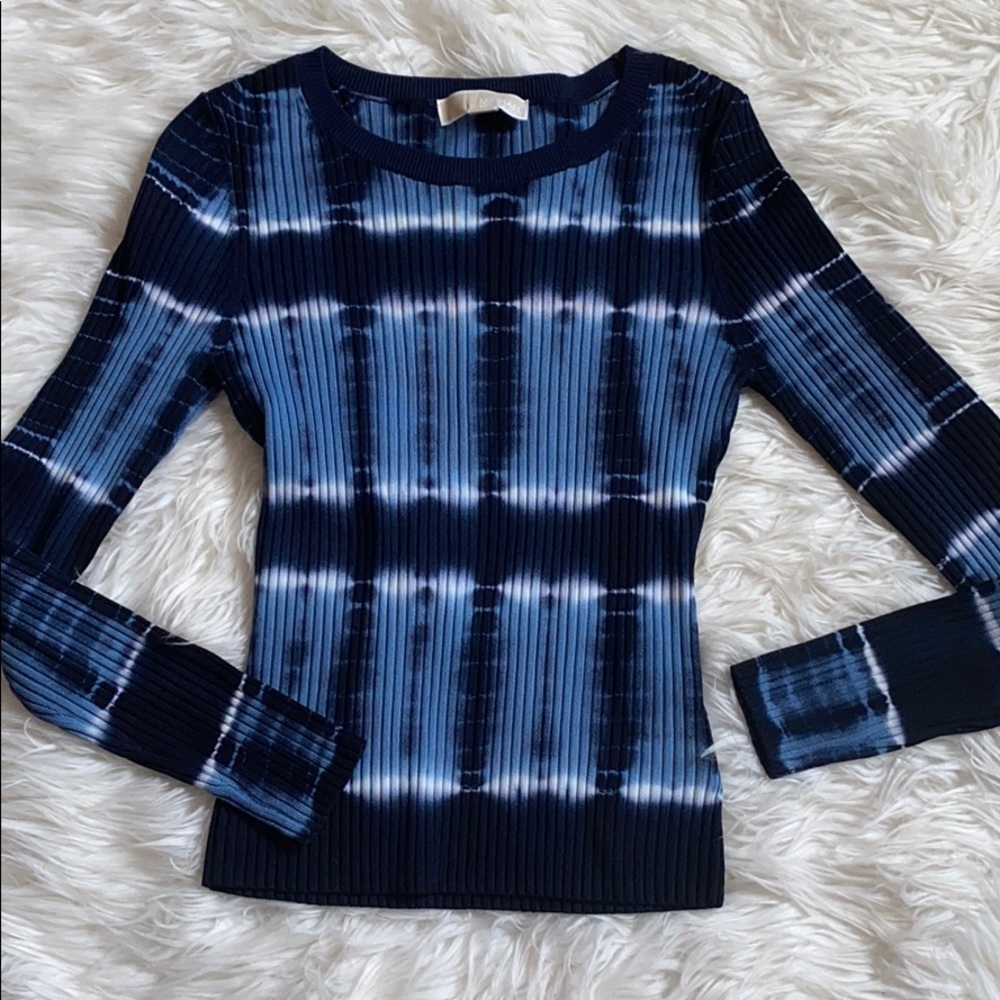 Michael Kors Tie-Dye ribbed top  size small